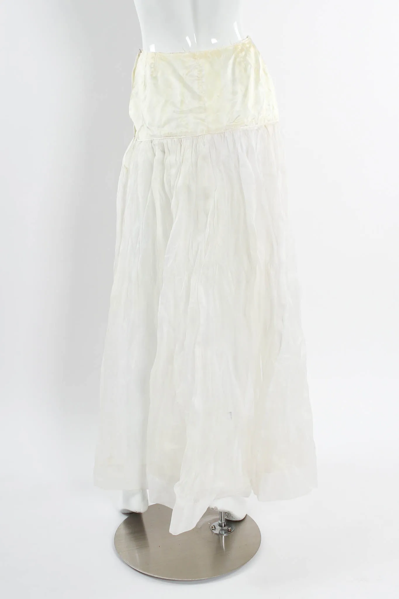 Hand Pleated Linen Skirt