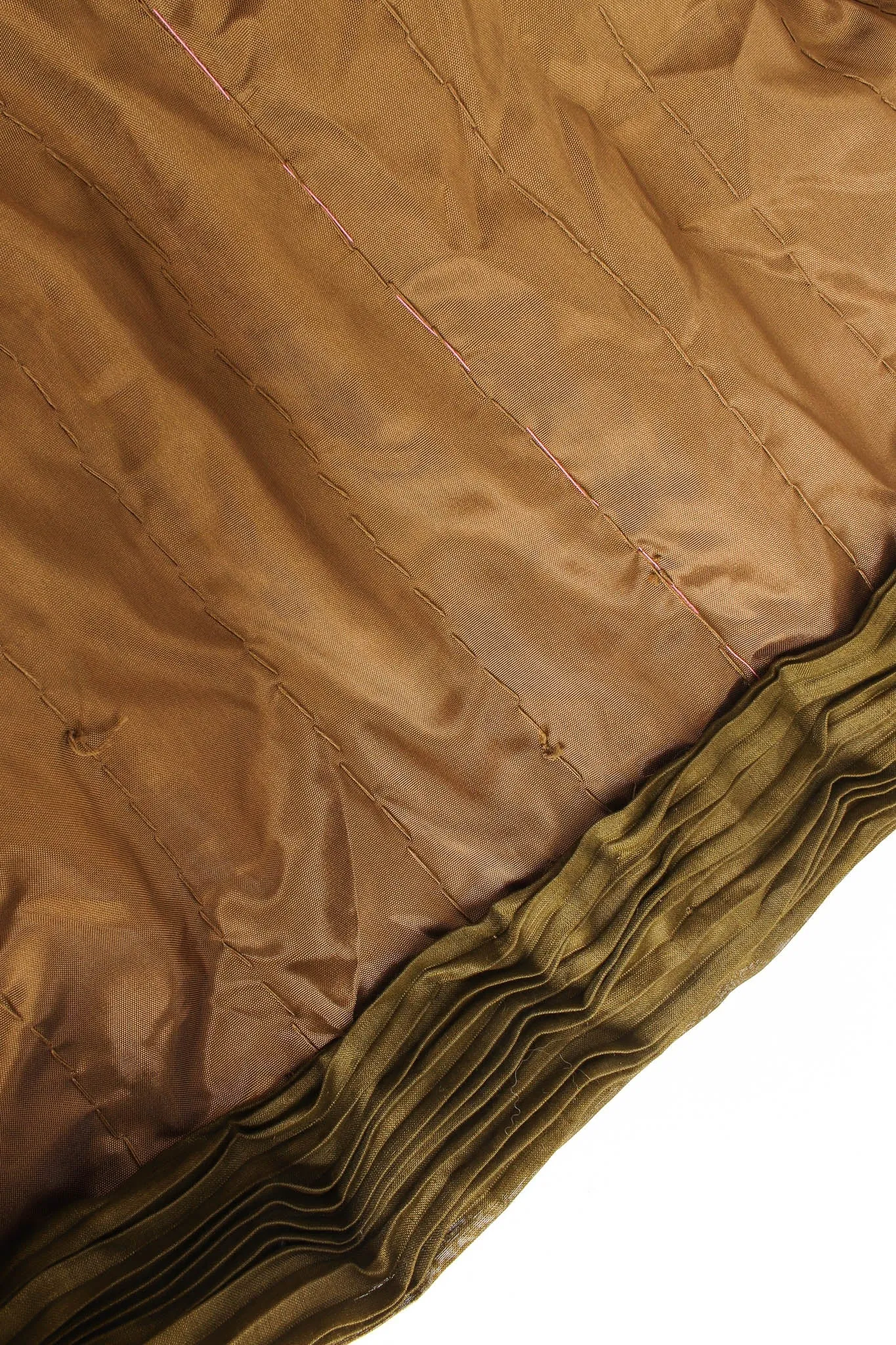 Hand Pleated Linen Skirt
