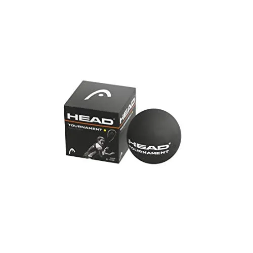 HEAD 287108 Rubber Squash Ball (Black)