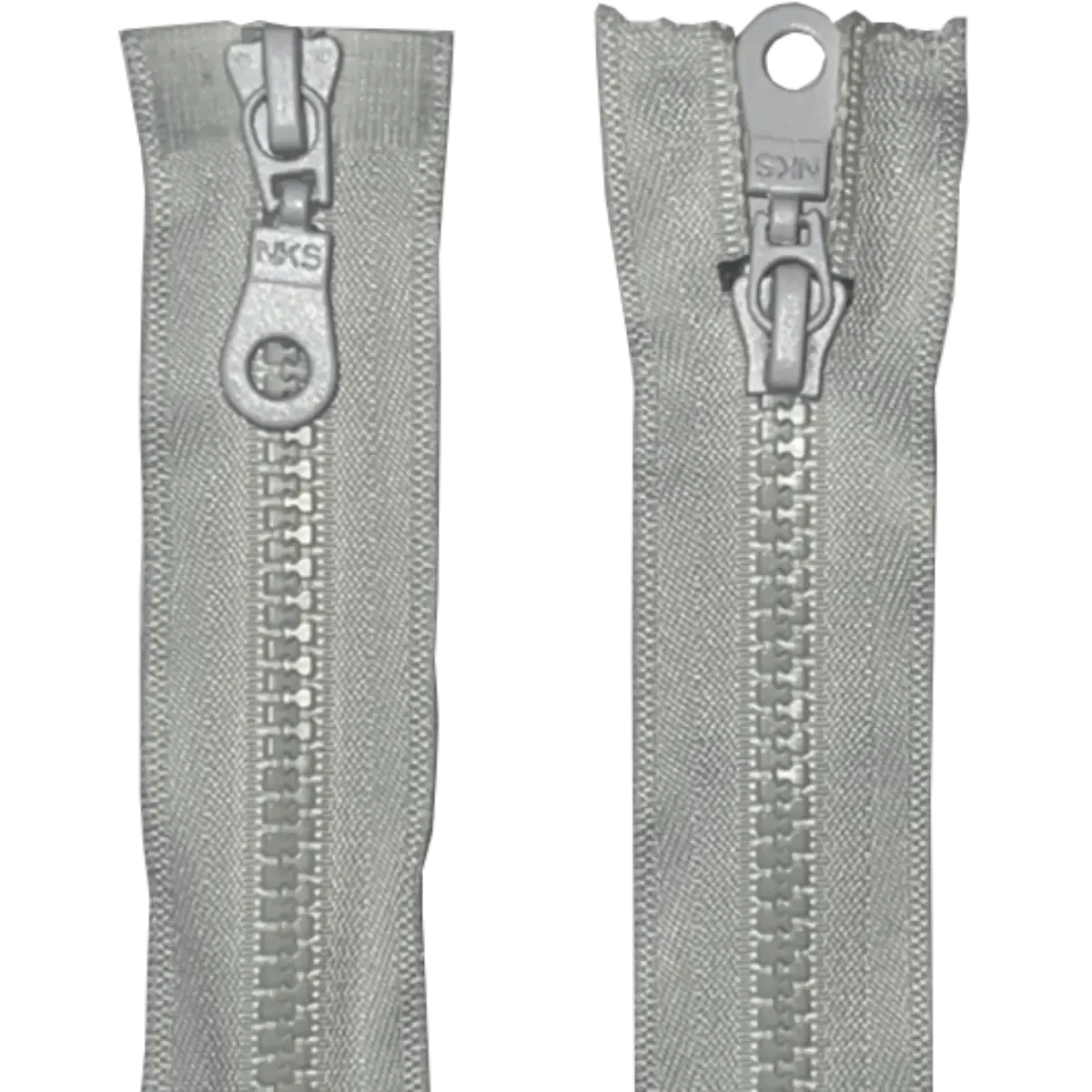 Heavy Duty Moulded Plastic Chunky 2 Way Zip 19" (48cm)