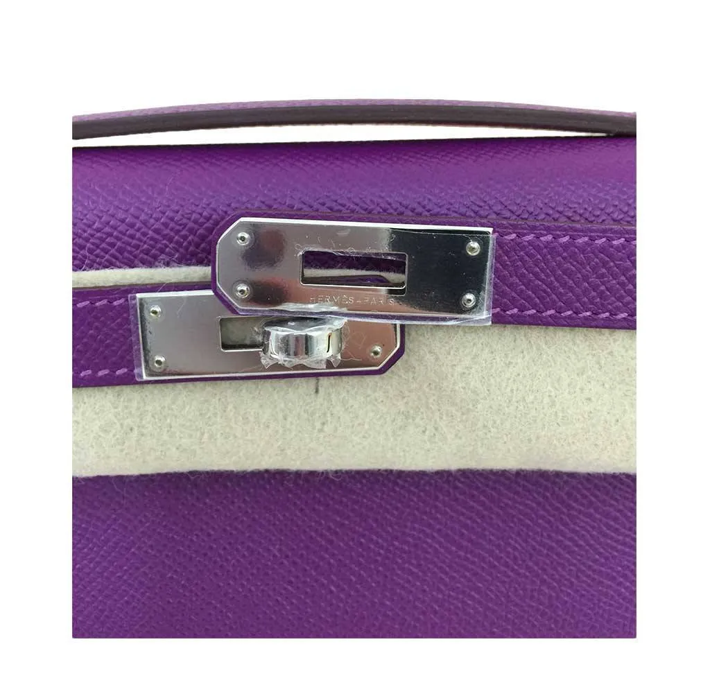 Hermès Kelly Cut Anemone Bag PHW