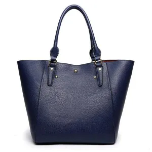 HoldAll With Detachable Inner Bag and Long Strap Shoulder Handbag-Blue