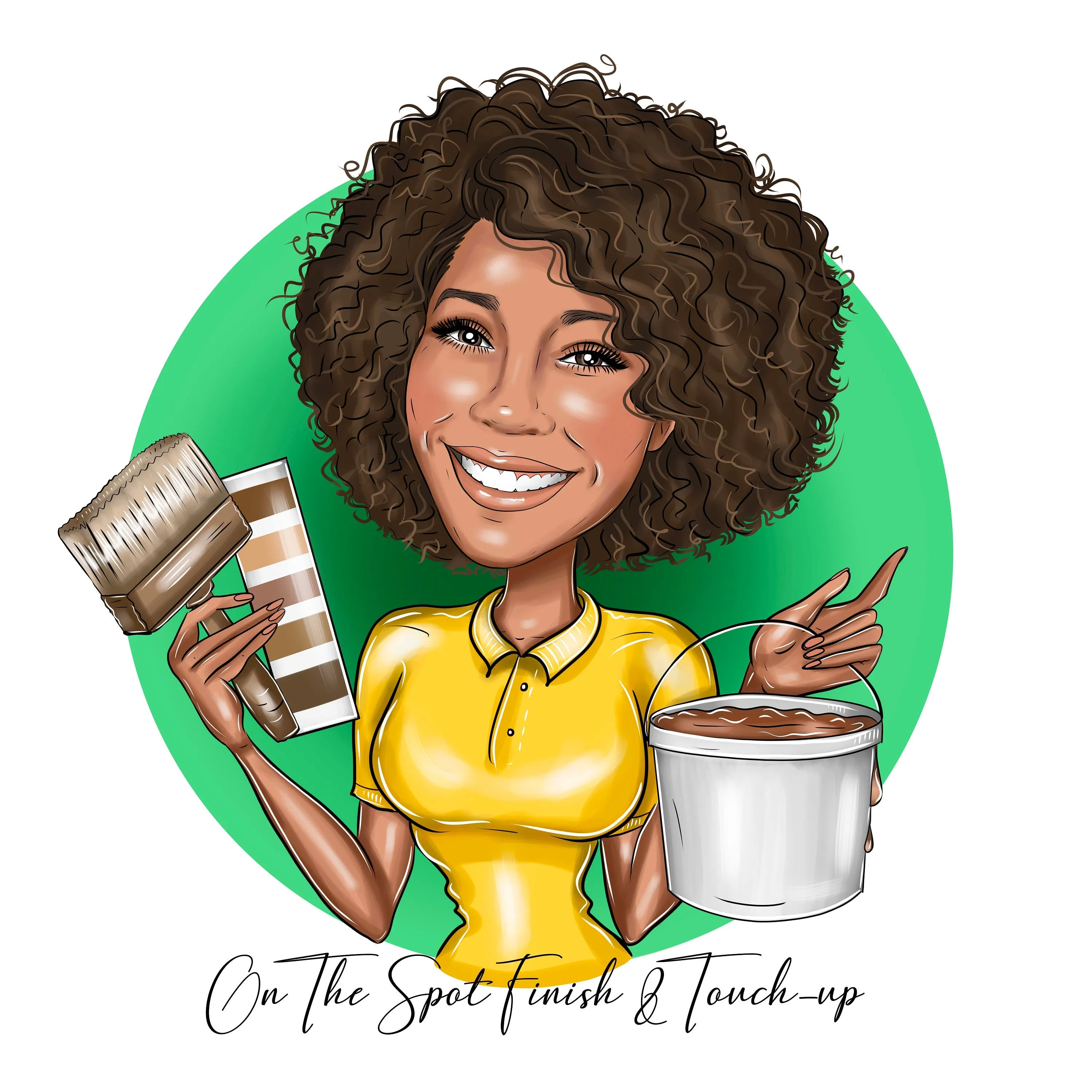 House Painter Logo / house decorator logo