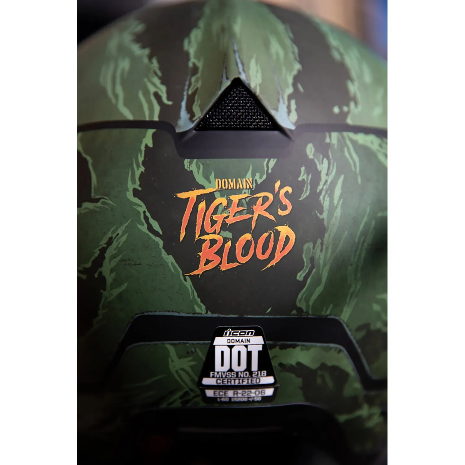 ICON Domain™ Tiger's Blood Helmet