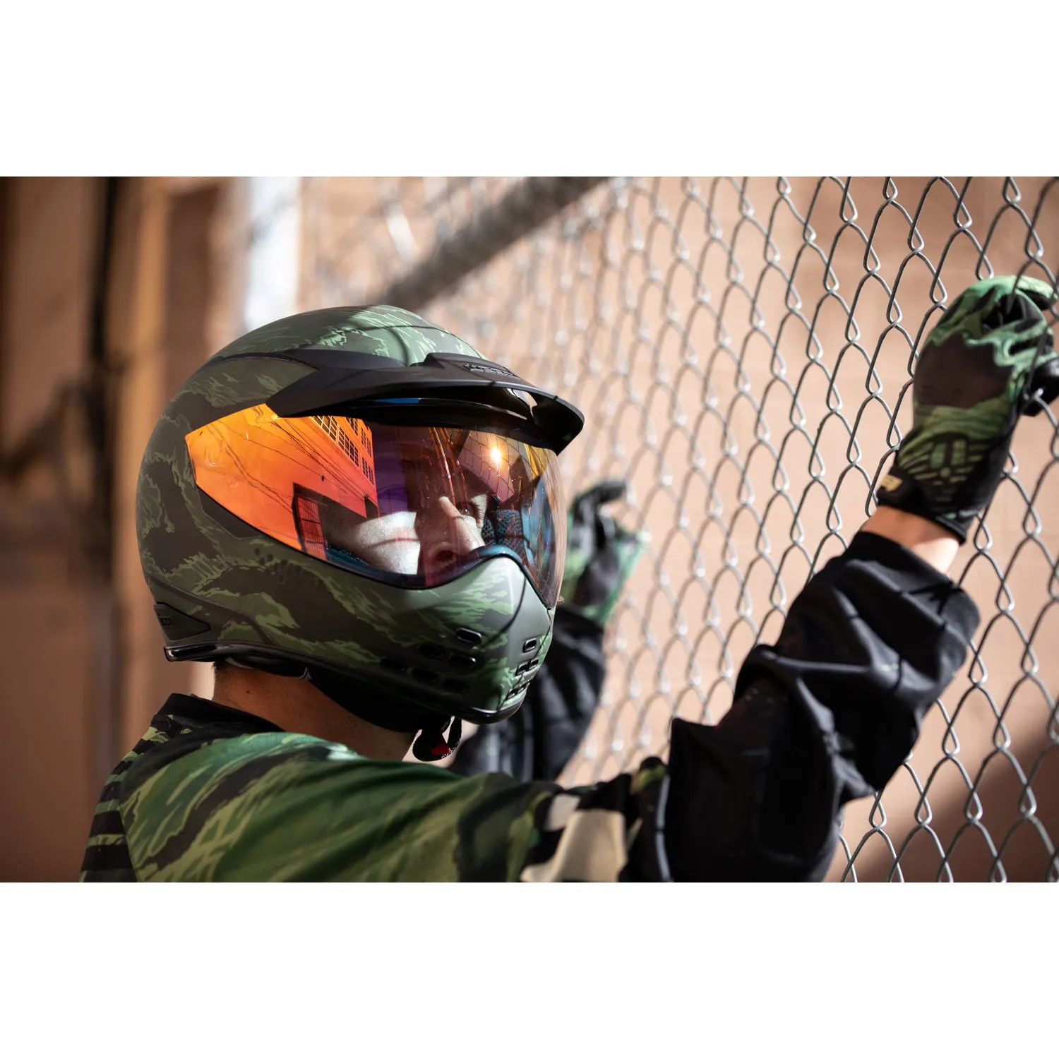 ICON Domain™ Tiger's Blood Helmet