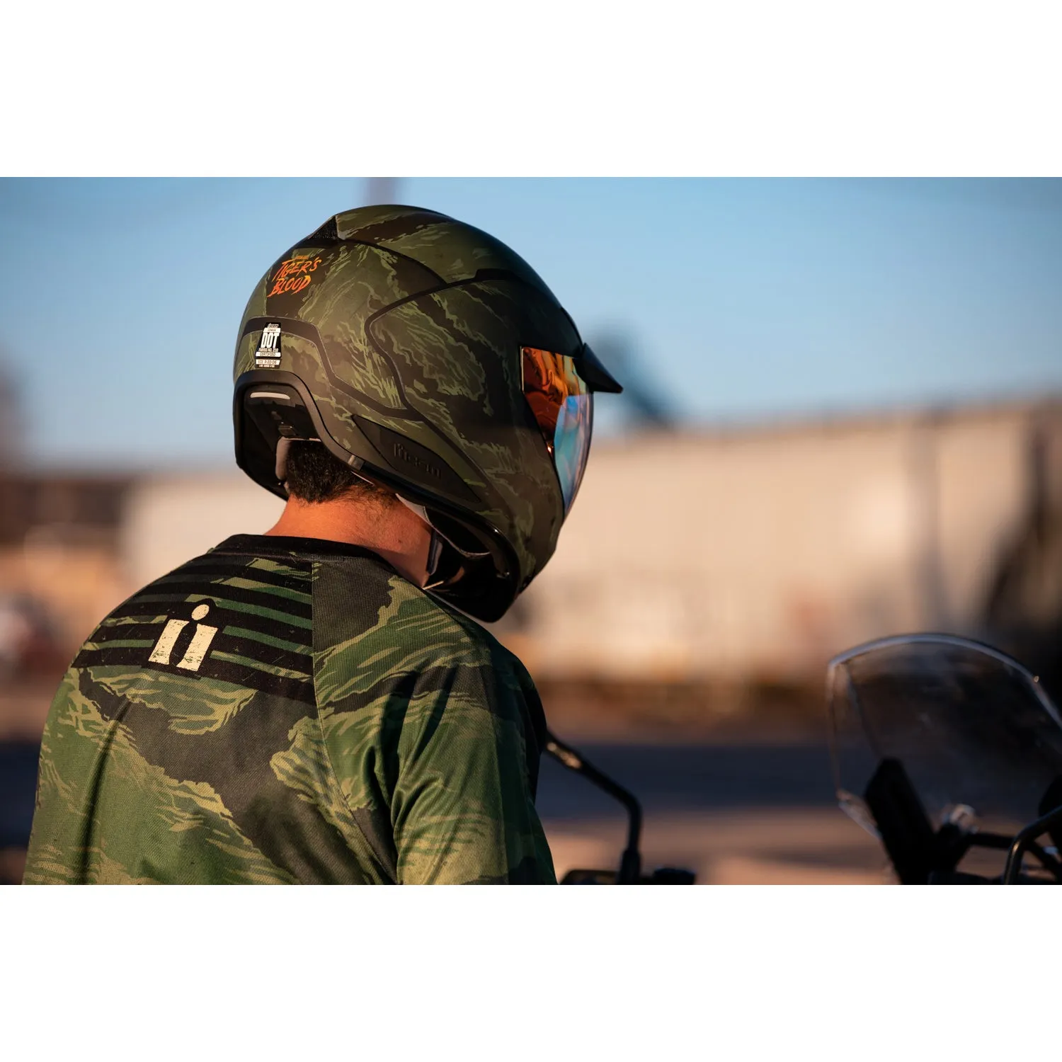 ICON Domain™ Tiger's Blood Helmet