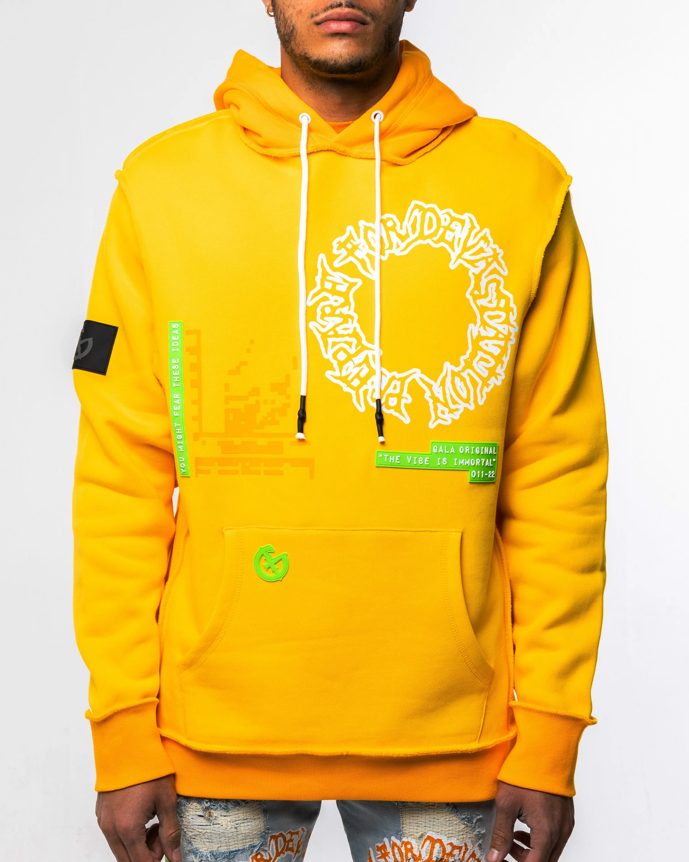 IMMORTAL HOODIE (BUTTER/ORANGE)