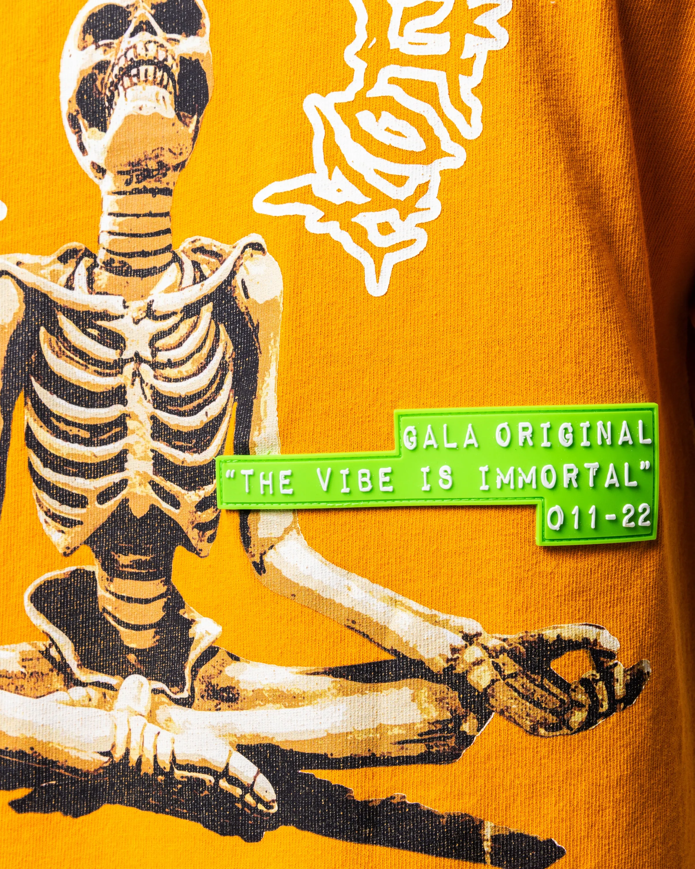 IMMORTAL HOODIE (BUTTER/ORANGE)