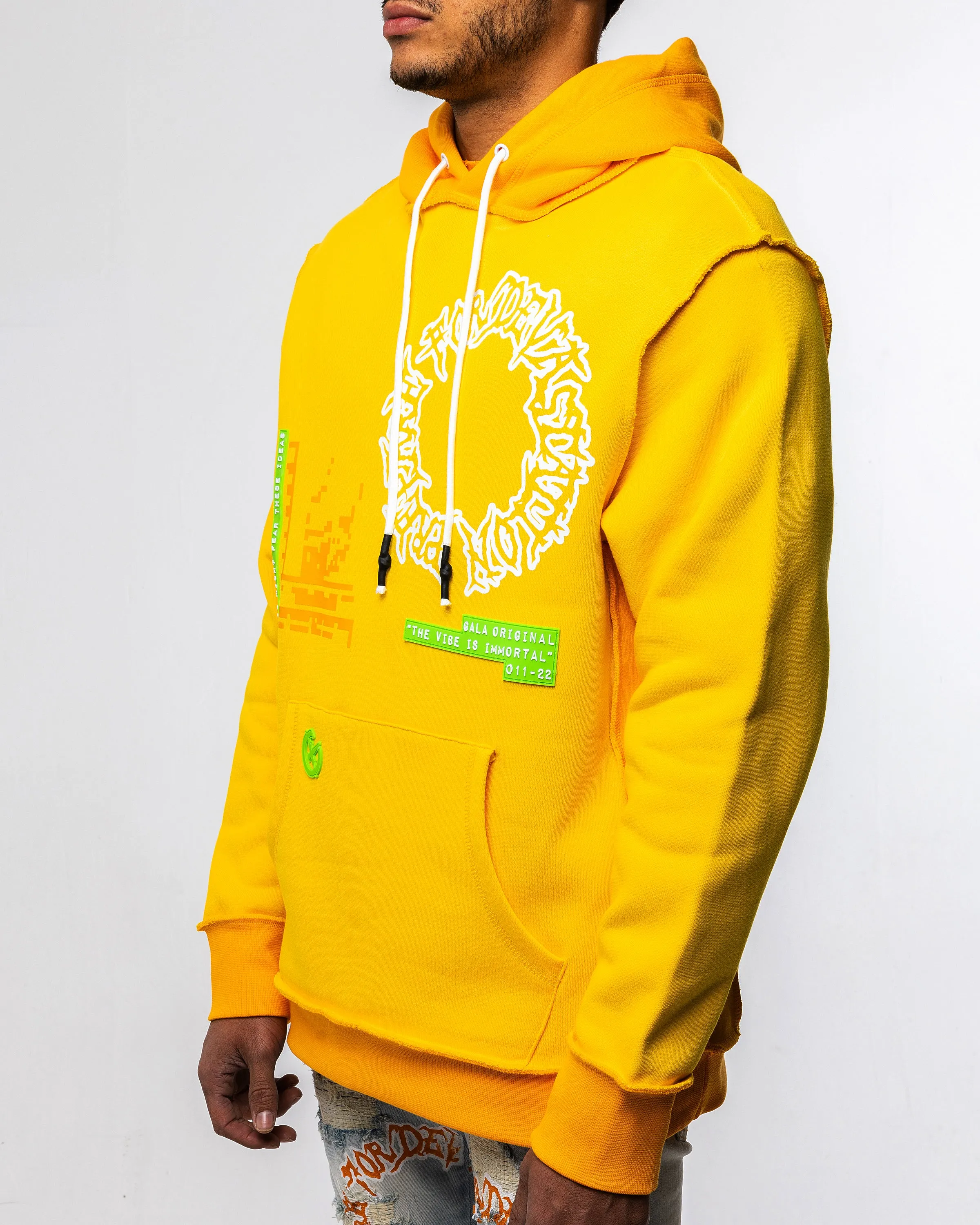 IMMORTAL HOODIE (BUTTER/ORANGE)