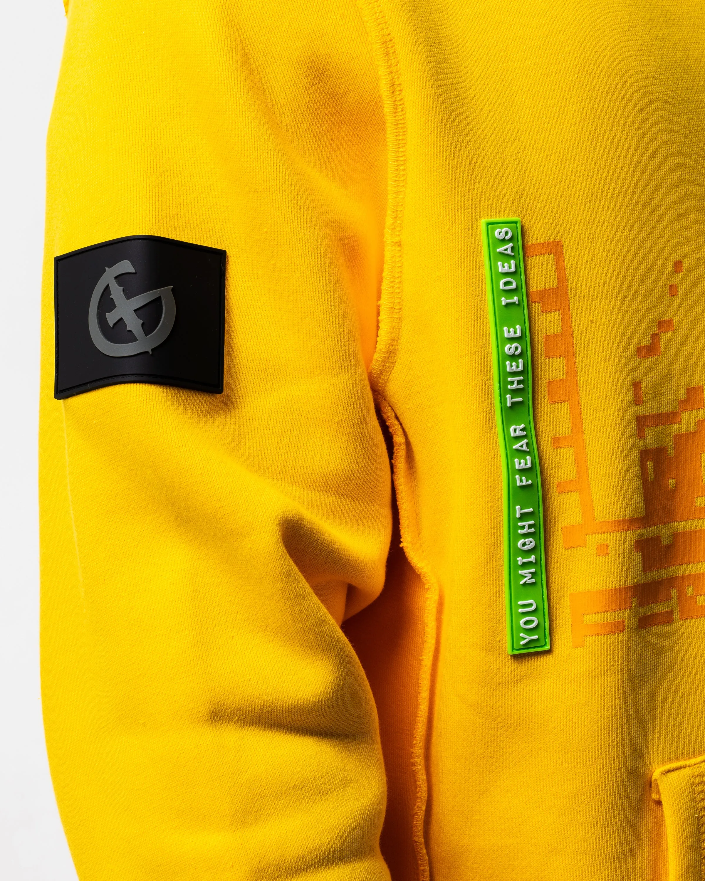 IMMORTAL HOODIE (BUTTER/ORANGE)