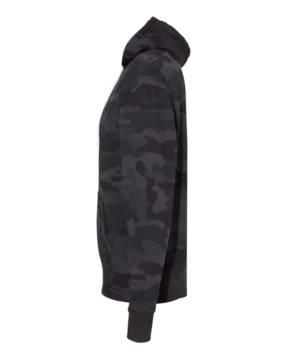 Independent Trading Co. - Unisex Lightweight Hooded Sweatshirt Black Camo