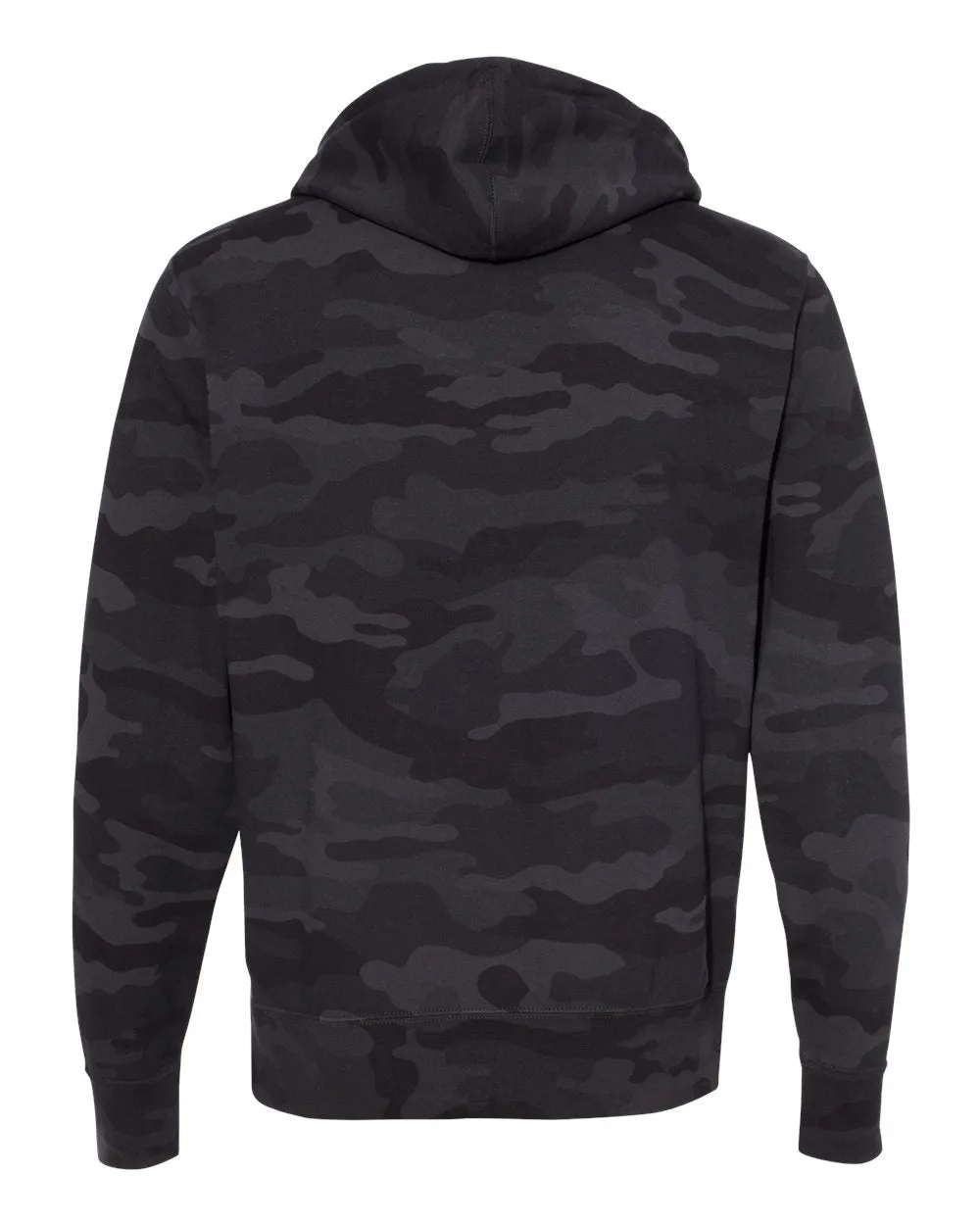 Independent Trading Co. - Unisex Lightweight Hooded Sweatshirt Black Camo