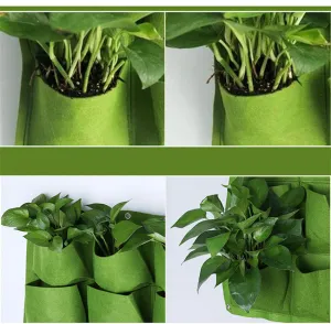 Indoor wall Hanging Planter Pockets