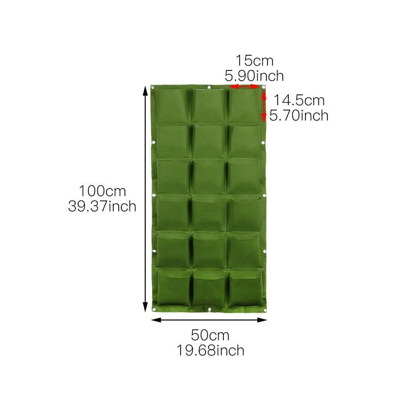 Indoor wall Hanging Planter Pockets
