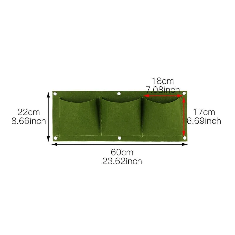Indoor wall Hanging Planter Pockets