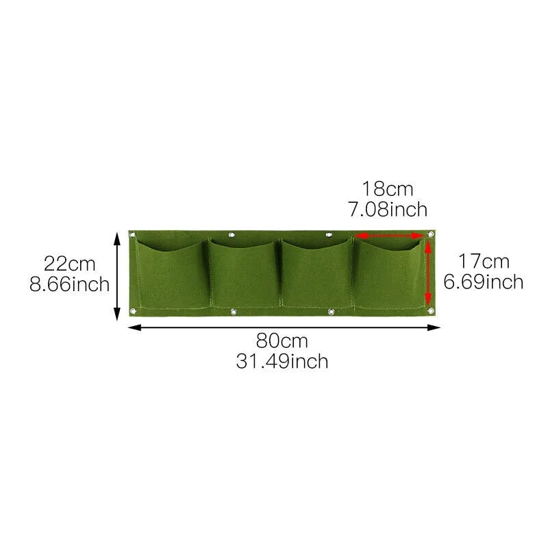 Indoor wall Hanging Planter Pockets