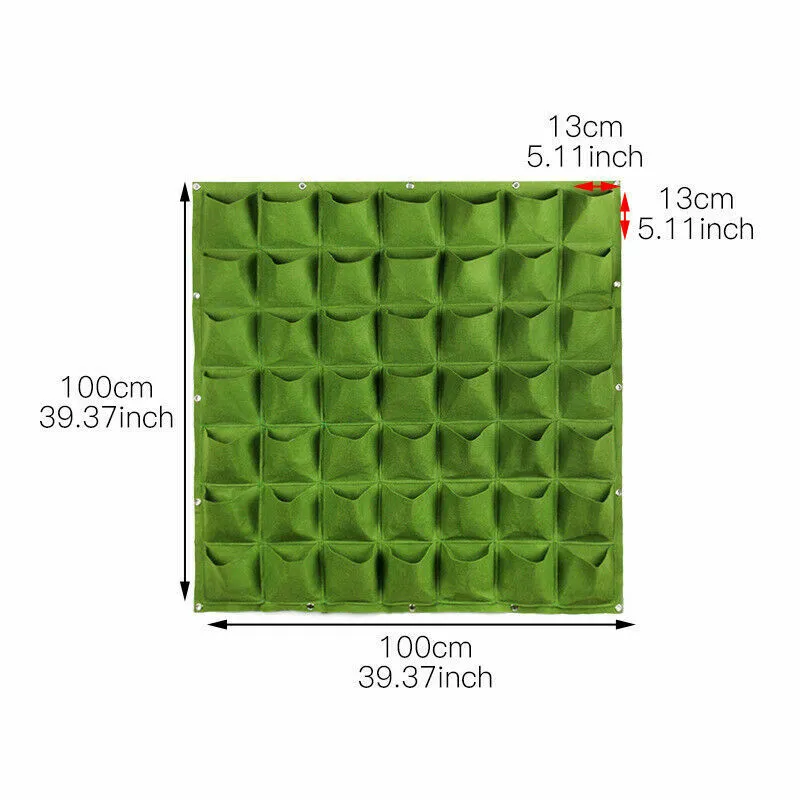 Indoor wall Hanging Planter Pockets