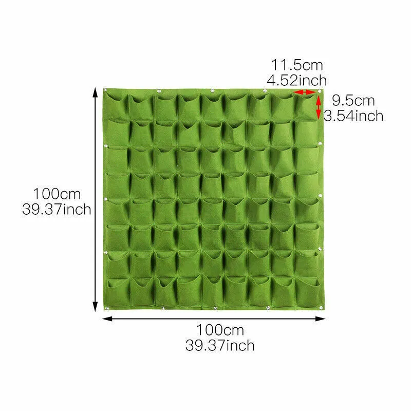 Indoor wall Hanging Planter Pockets