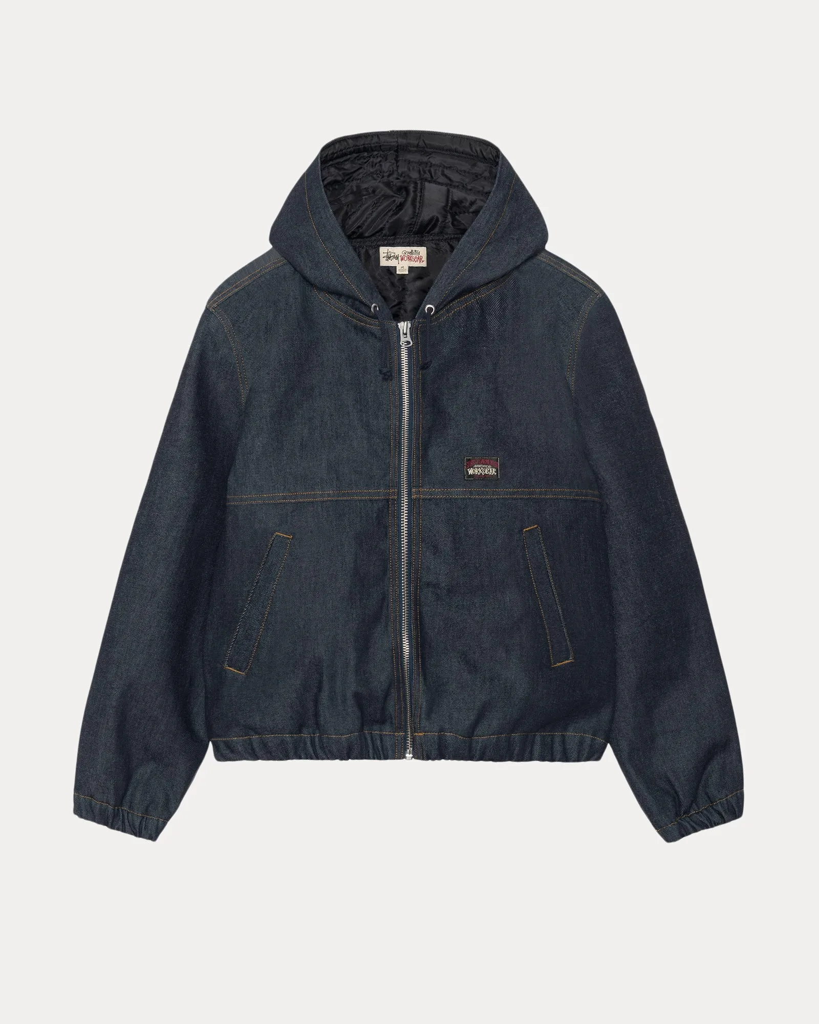 INSULATED WORK JACKET RAW DENIM