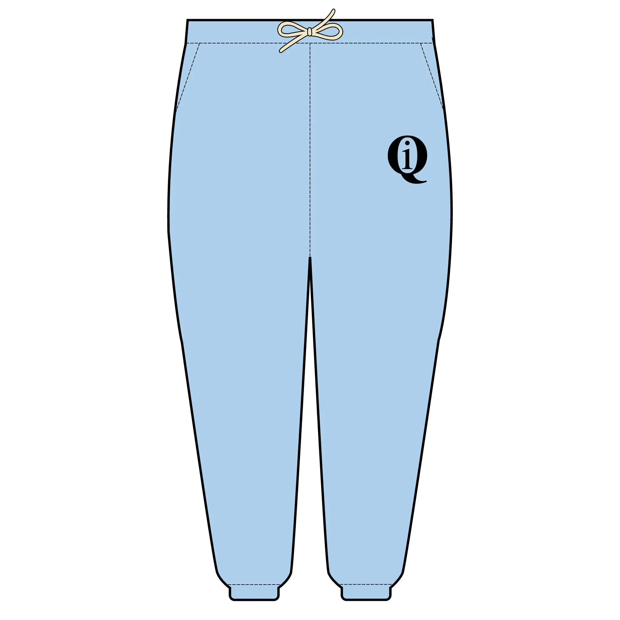 IQ Fashion |  Unisex Lightweight Fleece Sweatpants