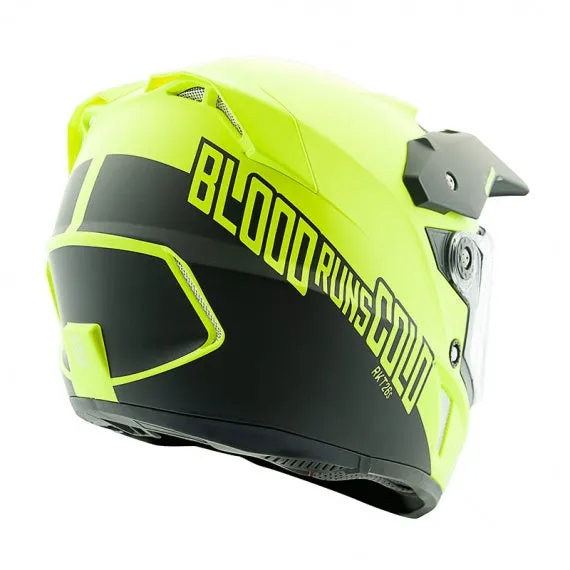 Joe Rocket Blood Runs Cold RKT 26 Dual Sport Helmet With Double Lens Shield