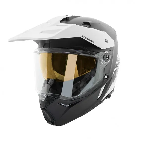 Joe Rocket Blood Runs Cold RKT 26 Dual Sport Helmet With Double Lens Shield