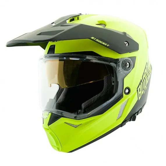 Joe Rocket Blood Runs Cold RKT 26 Dual Sport Helmet With Double Lens Shield