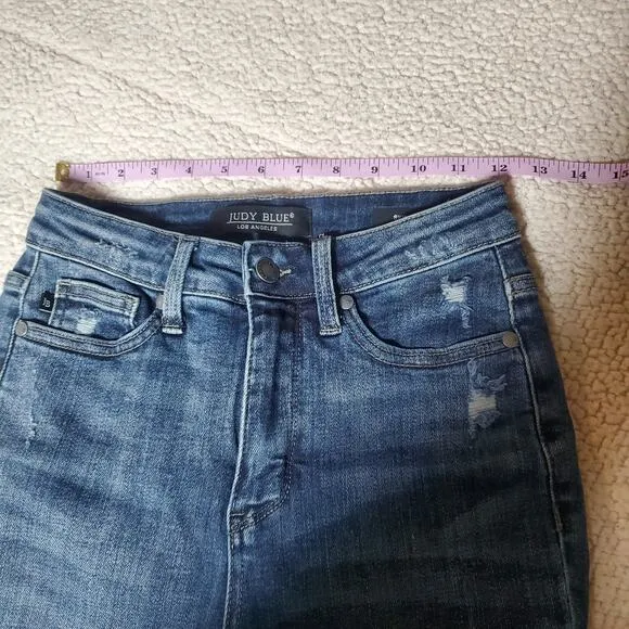 Judy Blue Hi-Waisted Tummy Control Clean Skinny Denim 88417 Women’s Size 1 / 25