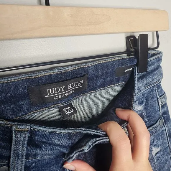 Judy Blue Hi-Waisted Tummy Control Clean Skinny Denim 88417 Women’s Size 1 / 25