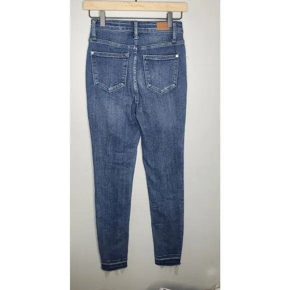 Judy Blue Hi-Waisted Tummy Control Clean Skinny Denim 88417 Women’s Size 1 / 25