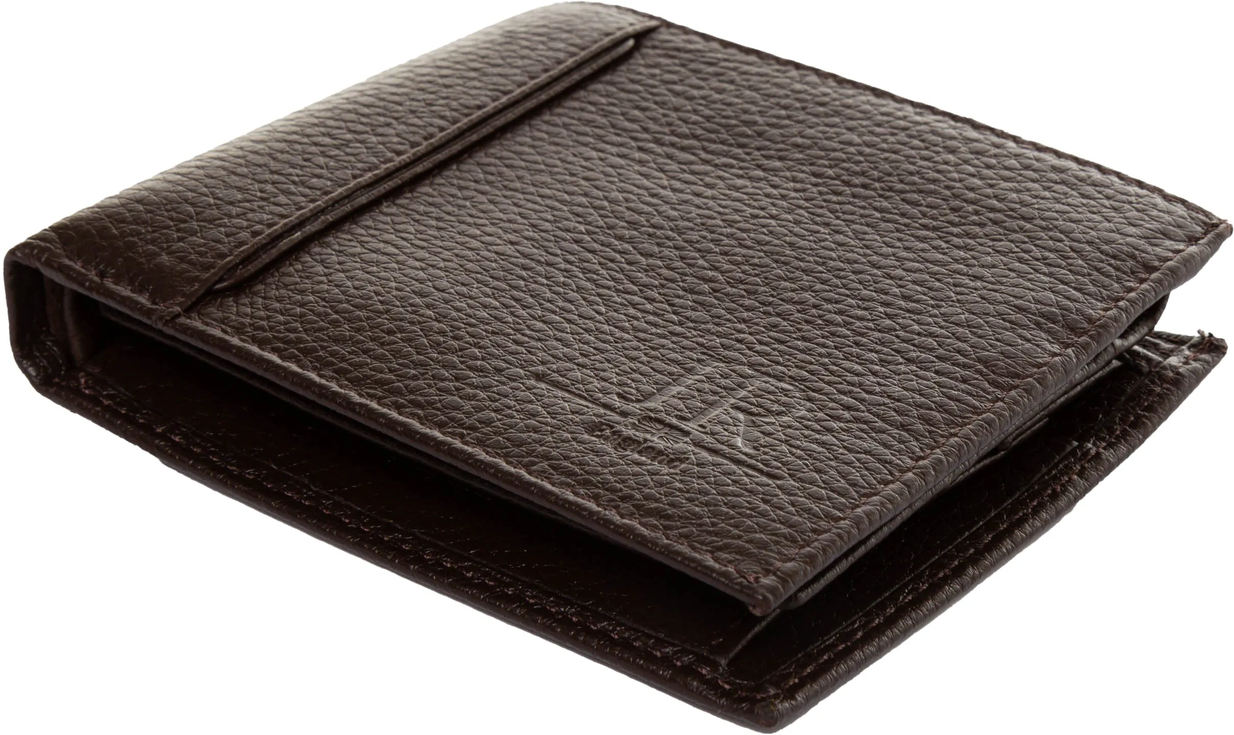 Justin Reece England Wallet Embossed In Brown