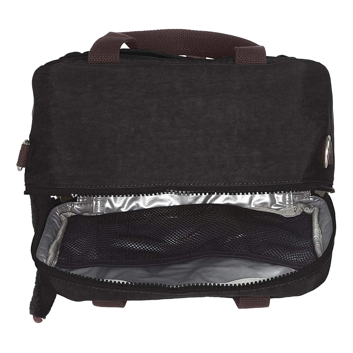 Kipling-Miyo-Large Insulated lunchbag (with trolley sleeve)-True Black-15381-J99