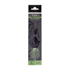KODEX PVA Bag/Stikk Rigs - Barbless (2pc pkt)