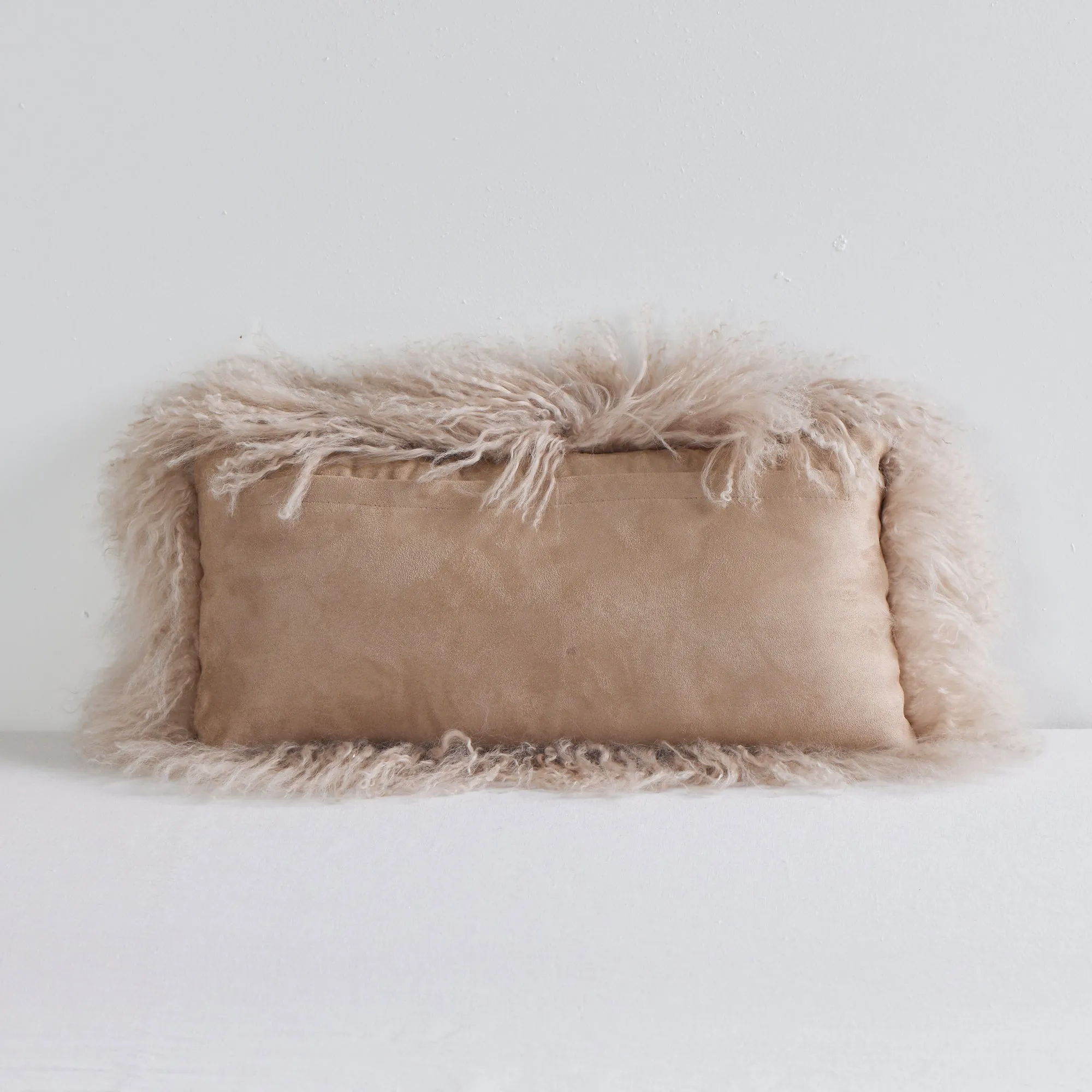 Lambie Cushion - Latte - 25x50cm