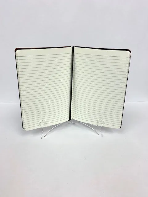 Leather Embossed Journal w/ Pen Holder
