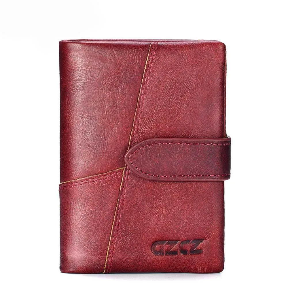 Leather Long Stitching Clutch Multifunctional Casual Wallet