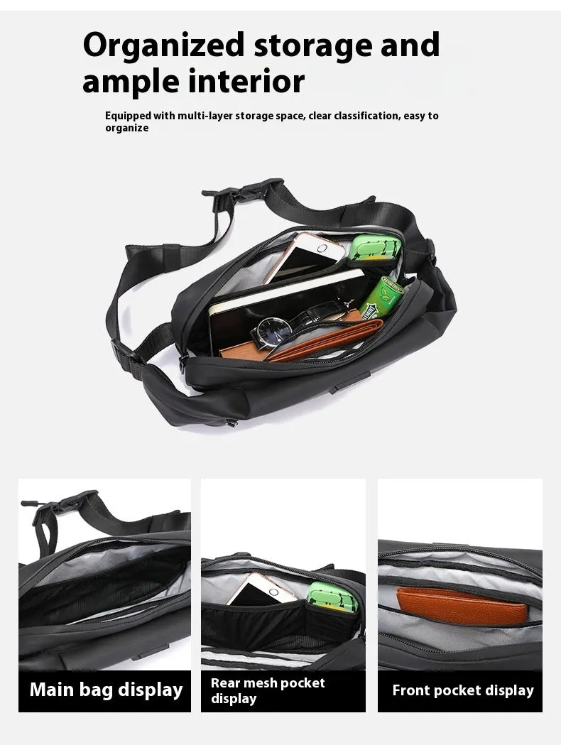 LED Smart Waist Bag Outdoor Sports Billboard Mobile Display