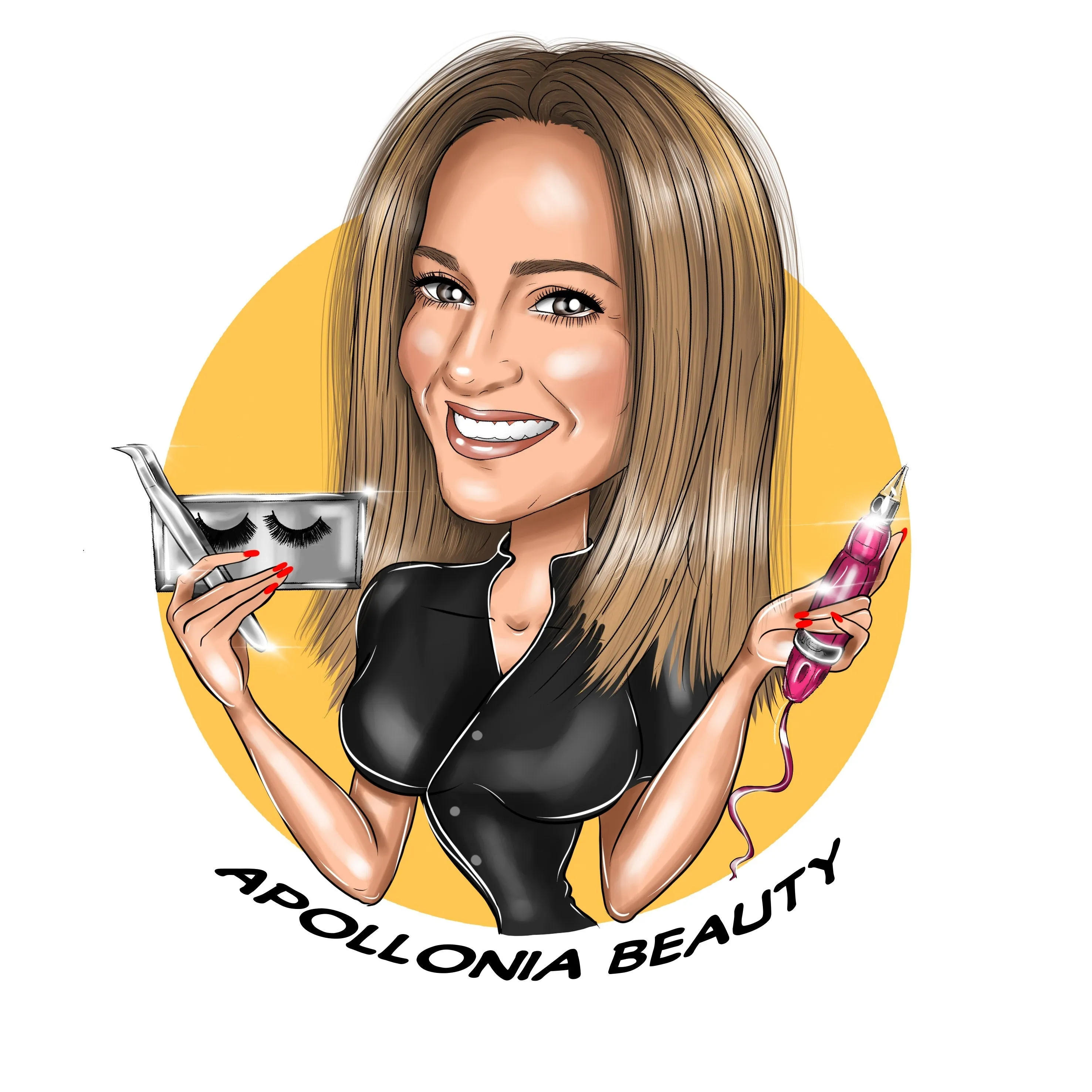Lip Gloss Business Logo