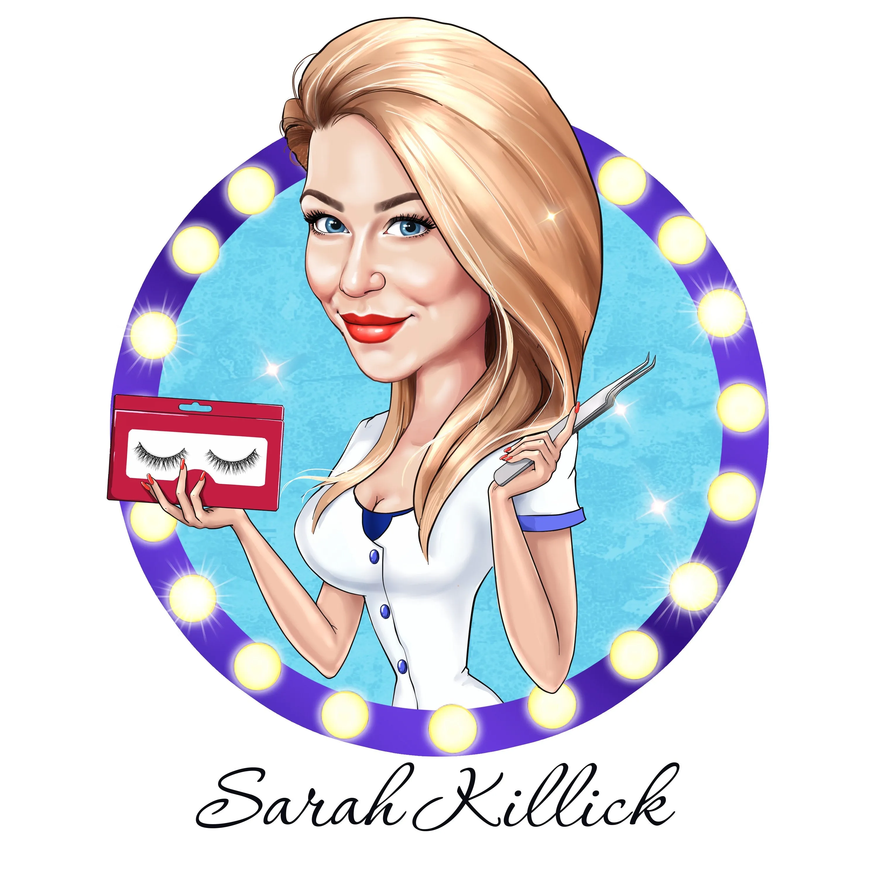 Lip Gloss Business Logo