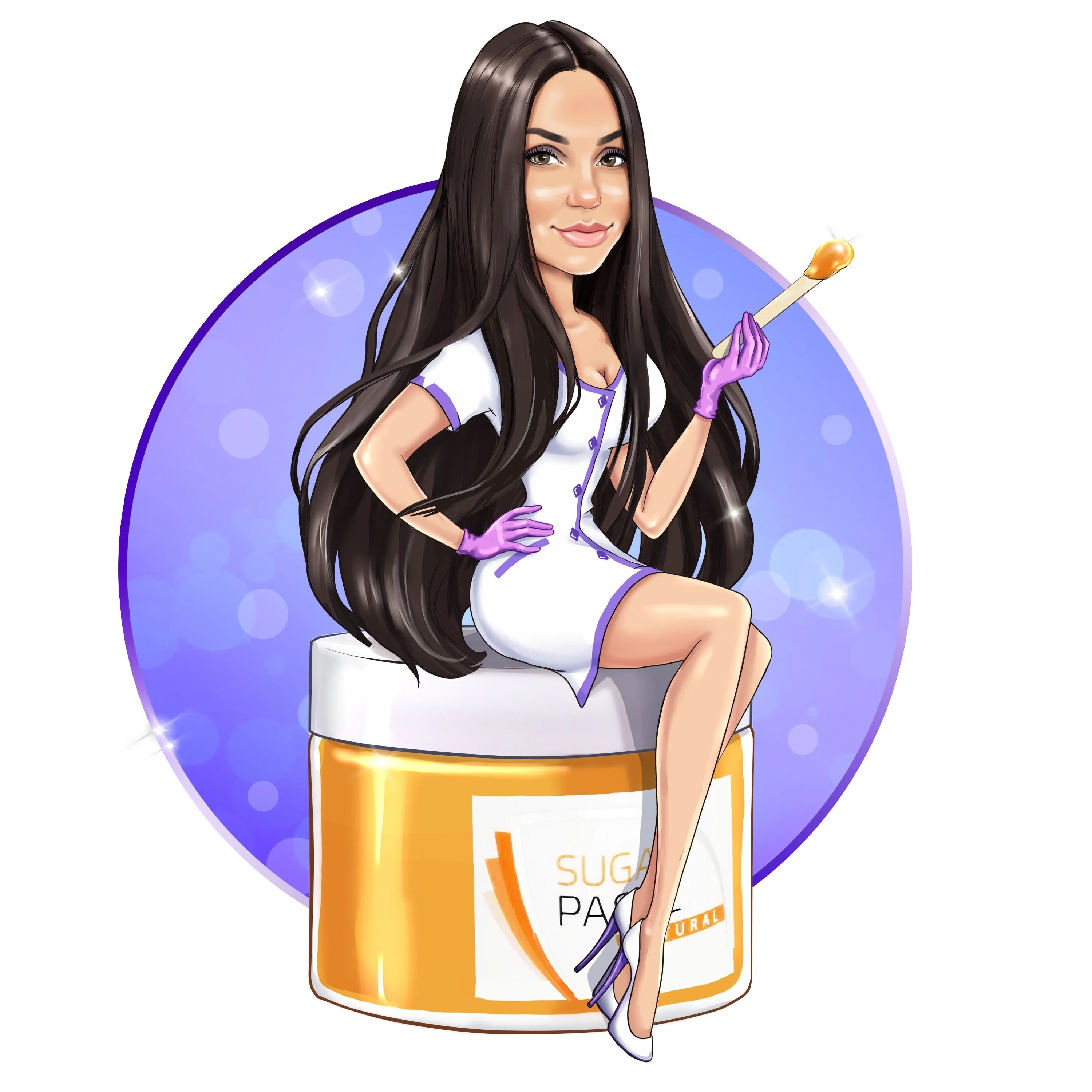 Lip Gloss Business Logo