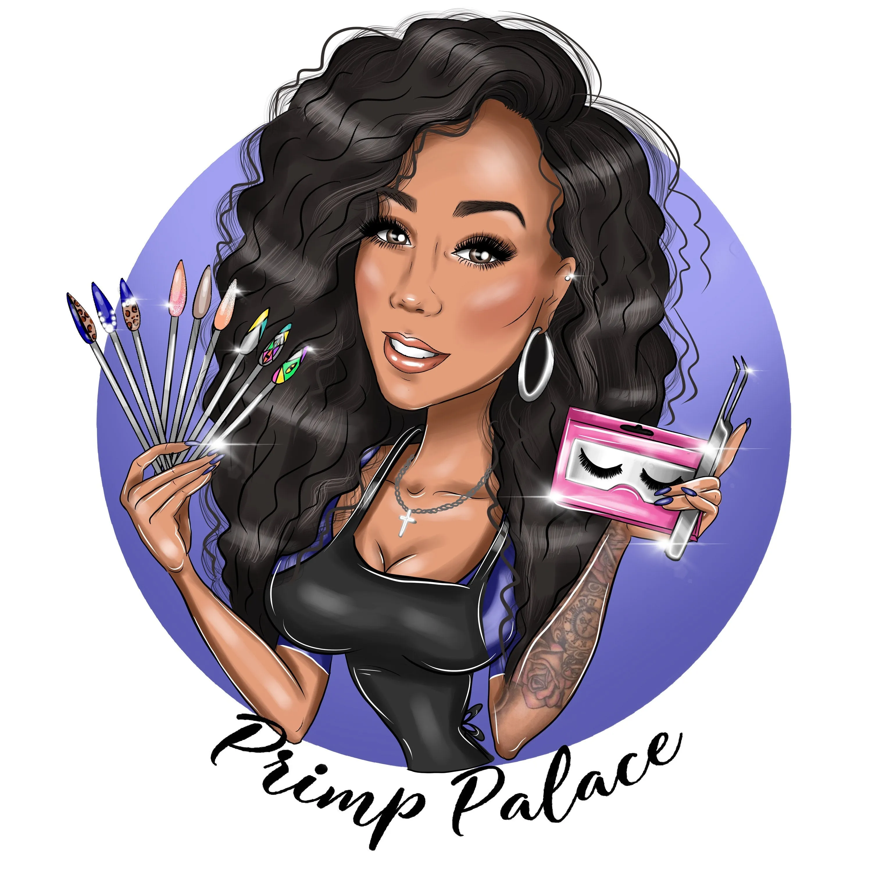 Lip Gloss Business Logo