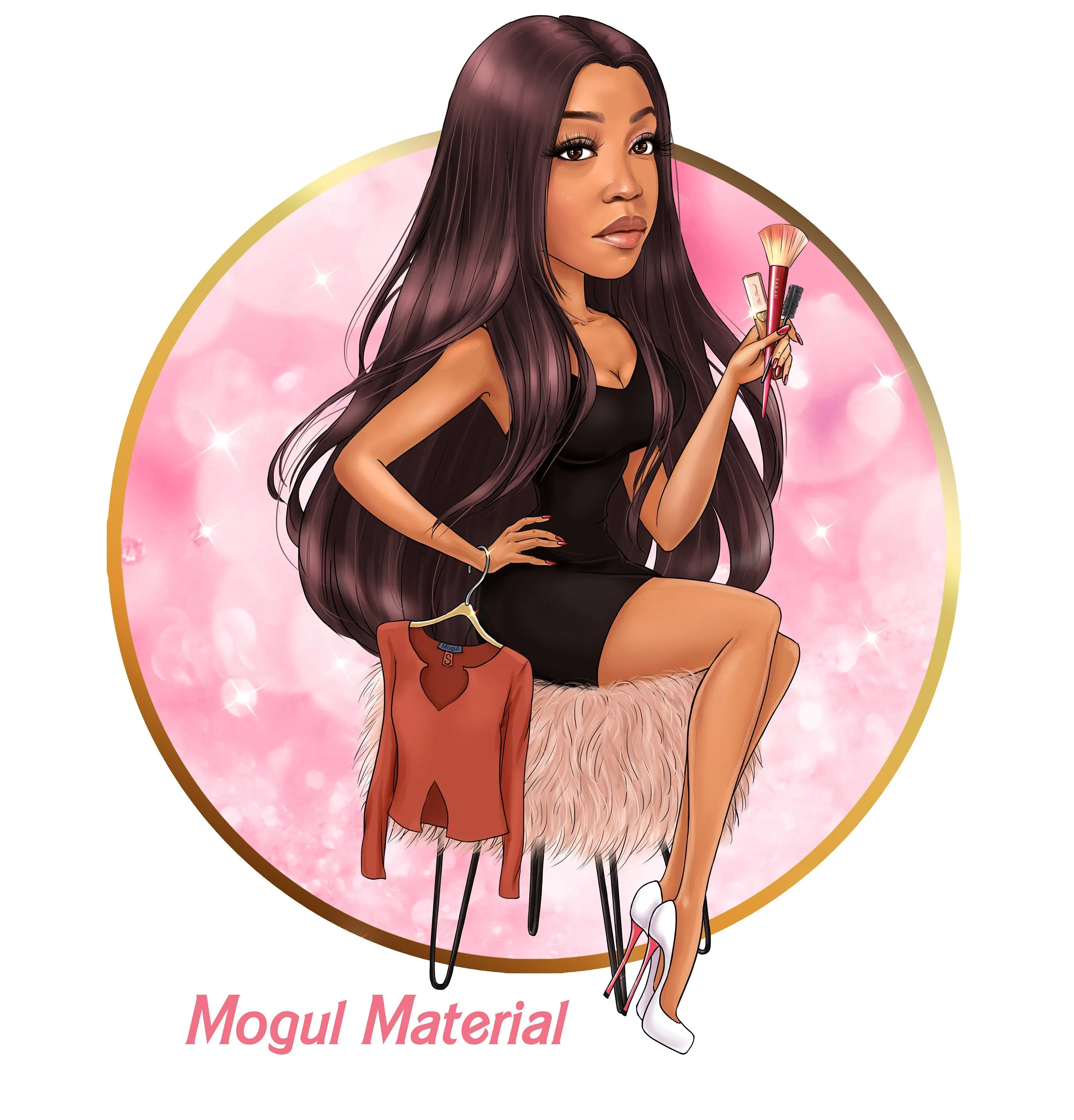 Lip Gloss Business Logo