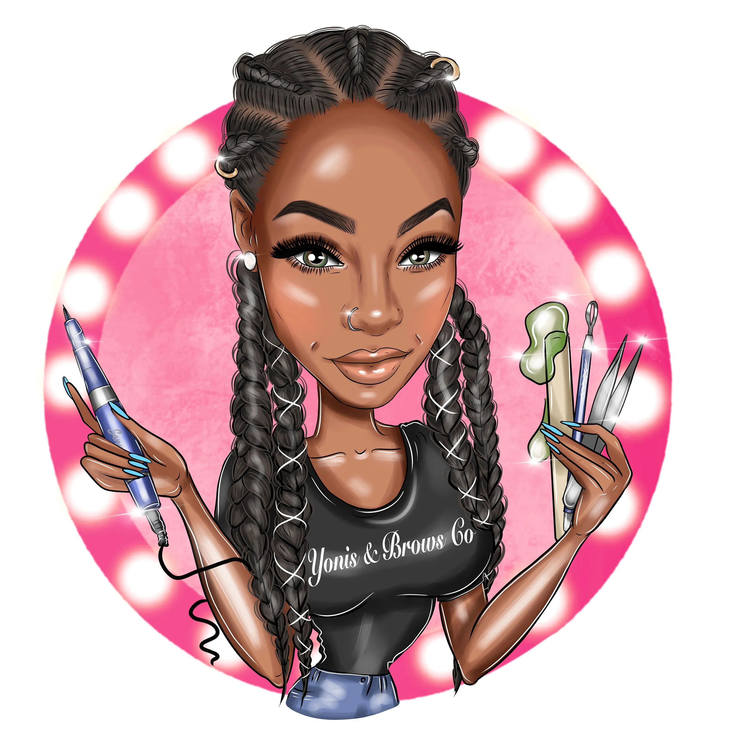 Lip Gloss Business Logo