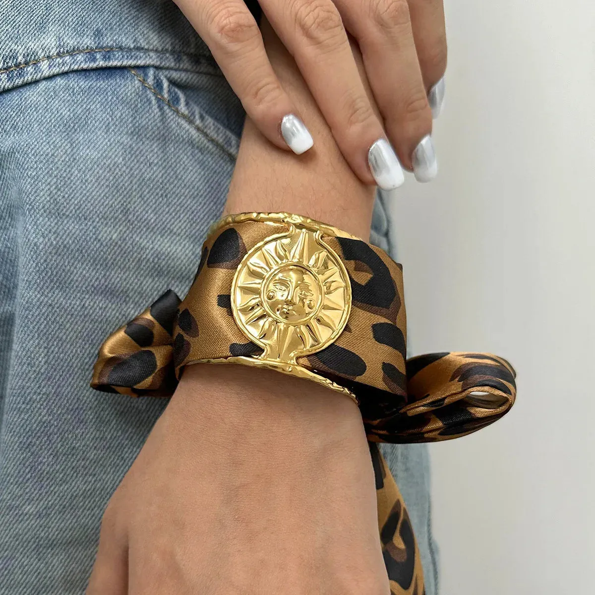 Loe Leopard Silk Bracelet
