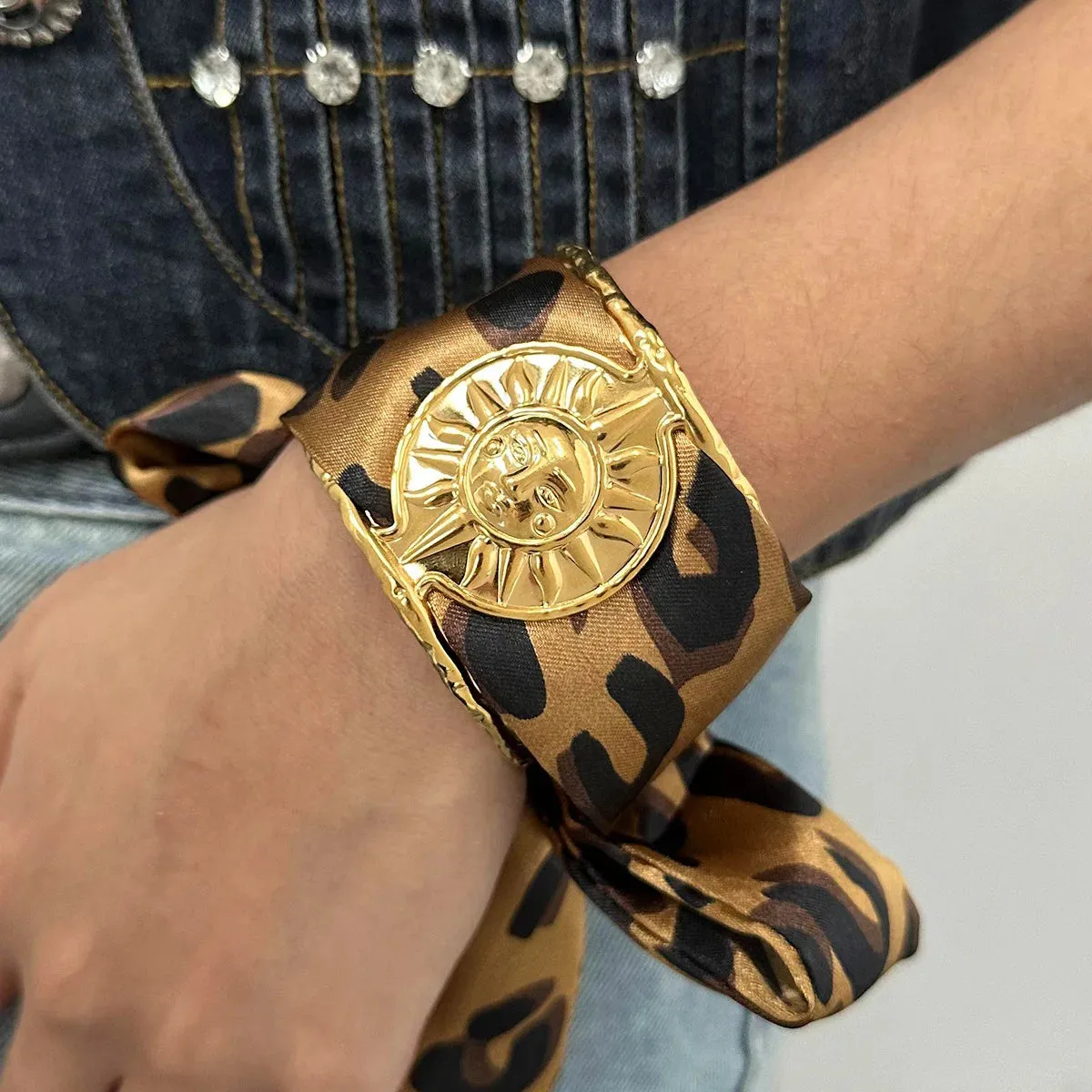 Loe Leopard Silk Bracelet