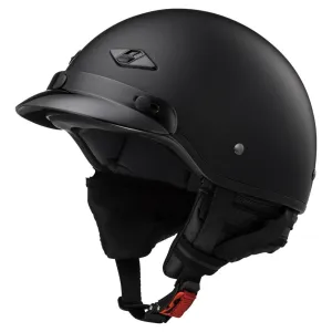 LS2 Bagger Motorcycle Half Helmet - Solid Matte Black