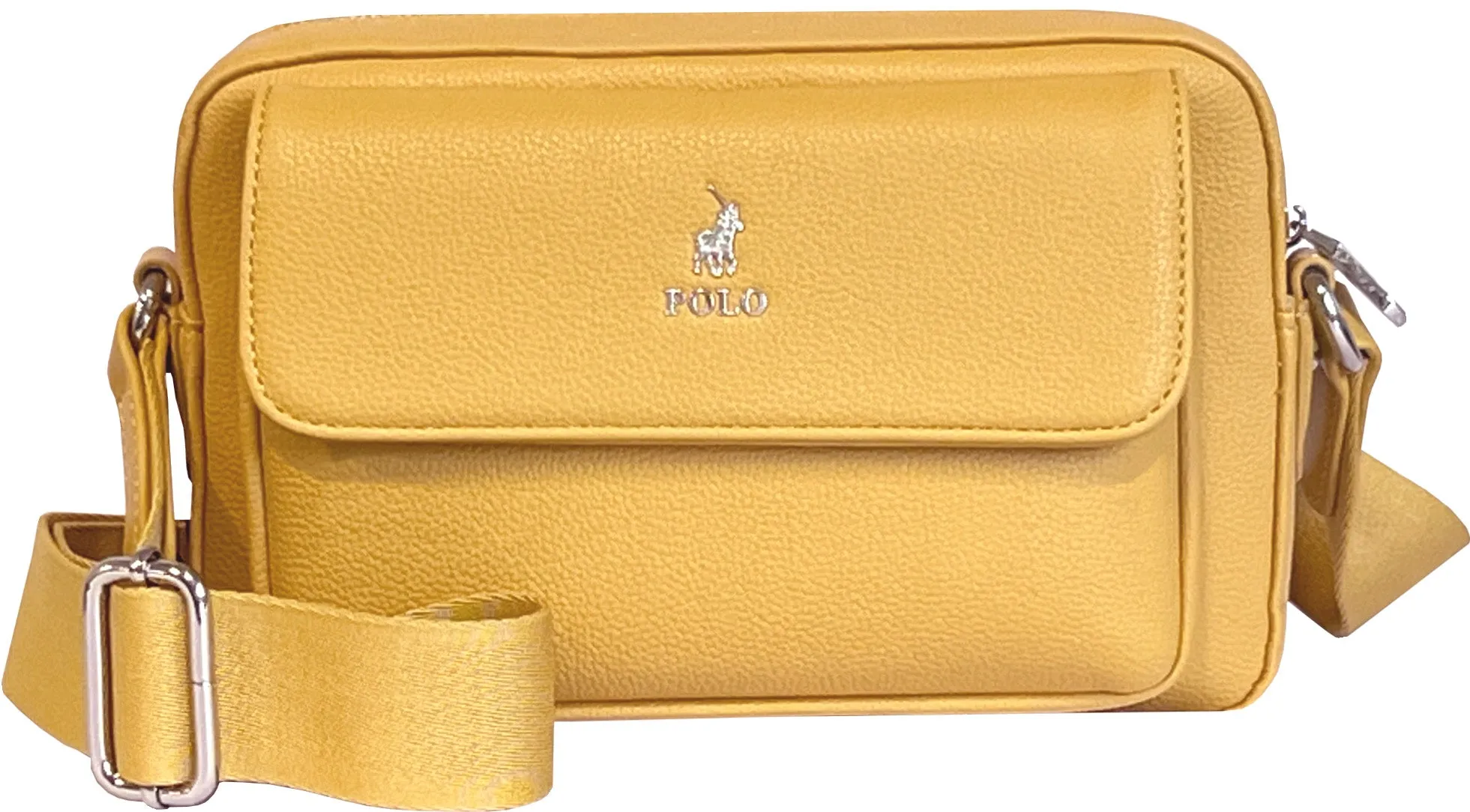 Lyon Camera Bag With Flap - Yellow