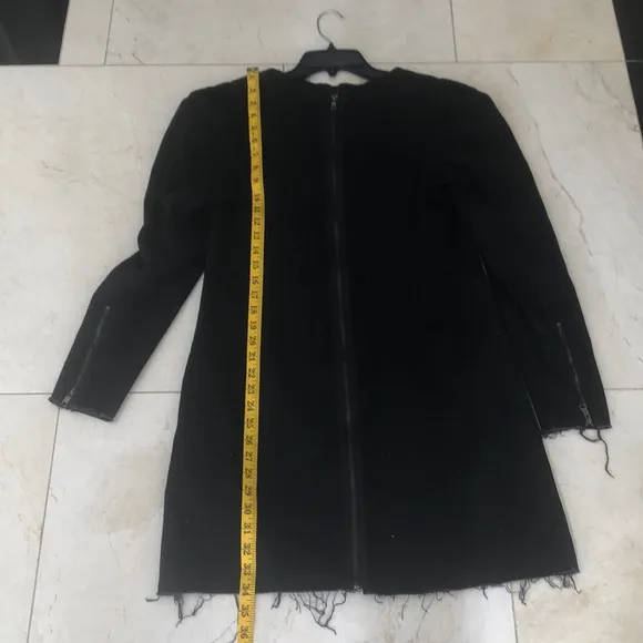 Madison cinqcent black denim dress