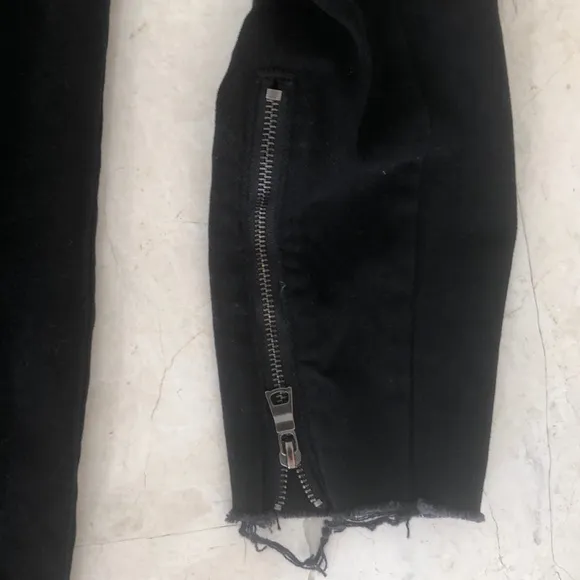 Madison cinqcent black denim dress