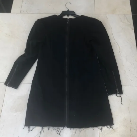 Madison cinqcent black denim dress